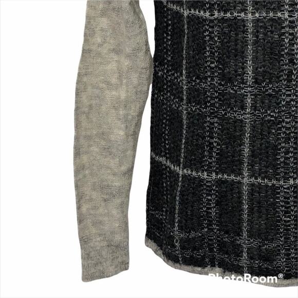 Ann Taylor LOFT Mohair Blend Crew Neck Grey Sweater Size Medium - Picture 7 of 16